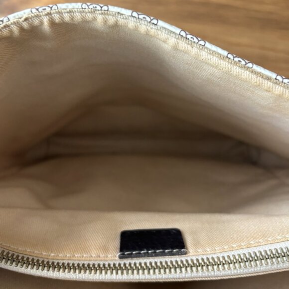 Celine White and Black Geometric Tote Bag - Picture 5 of 11